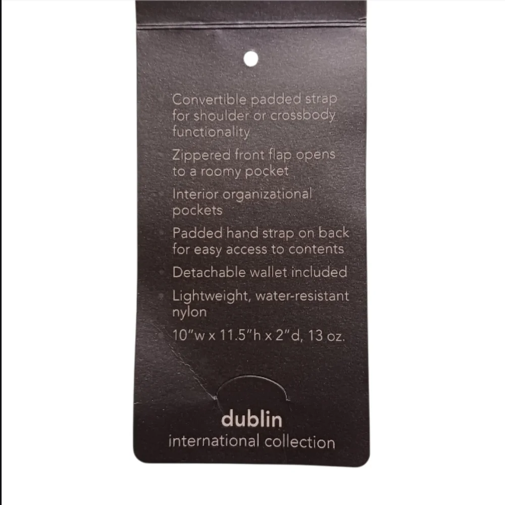 Baggallini Dublin Shoulder Crossbody Bag Detachable Wallet Retired - Picture 14 of 14